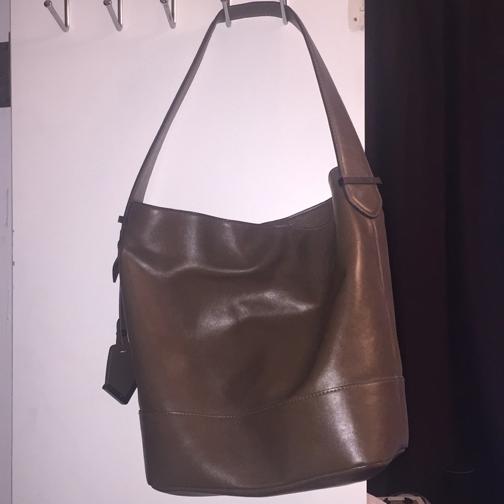 Brown Hobo bag faux leather